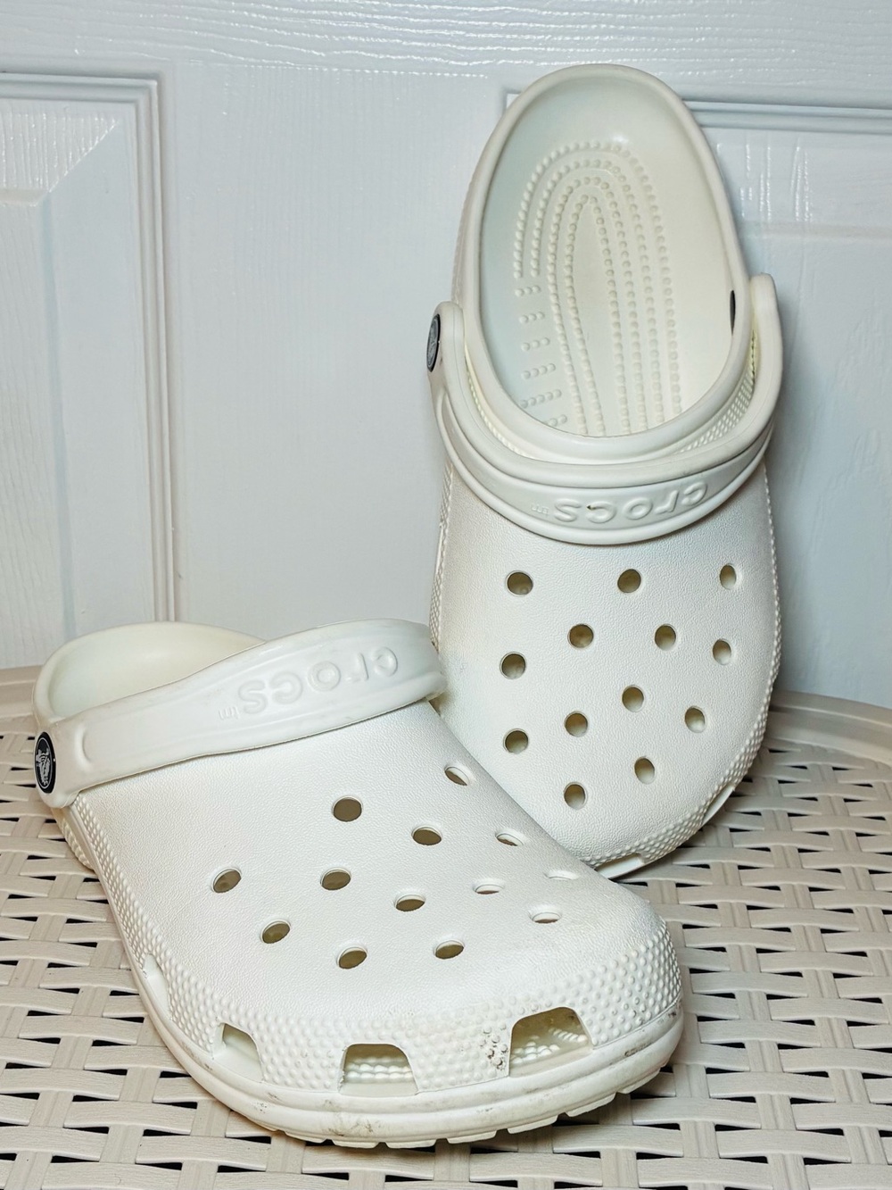 CROCS Classic Clog Slip On White US Men's size 6 women’s size 4